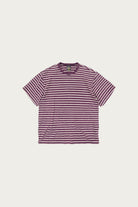 FrizmWORKS - Vintage Faded Stripe Half Tee - Purple - Canoe Club