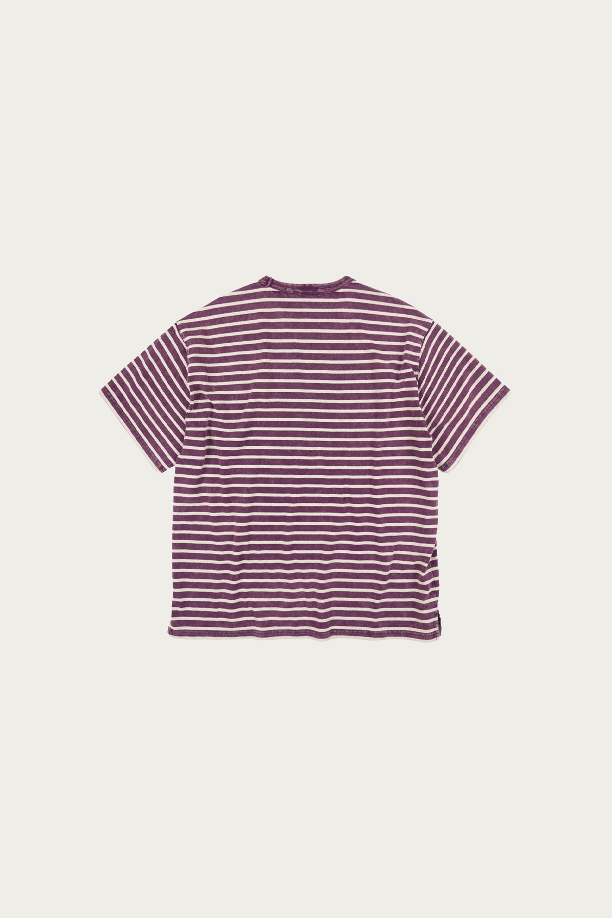 FrizmWORKS - Vintage Faded Stripe Half Tee - Purple - Canoe Club