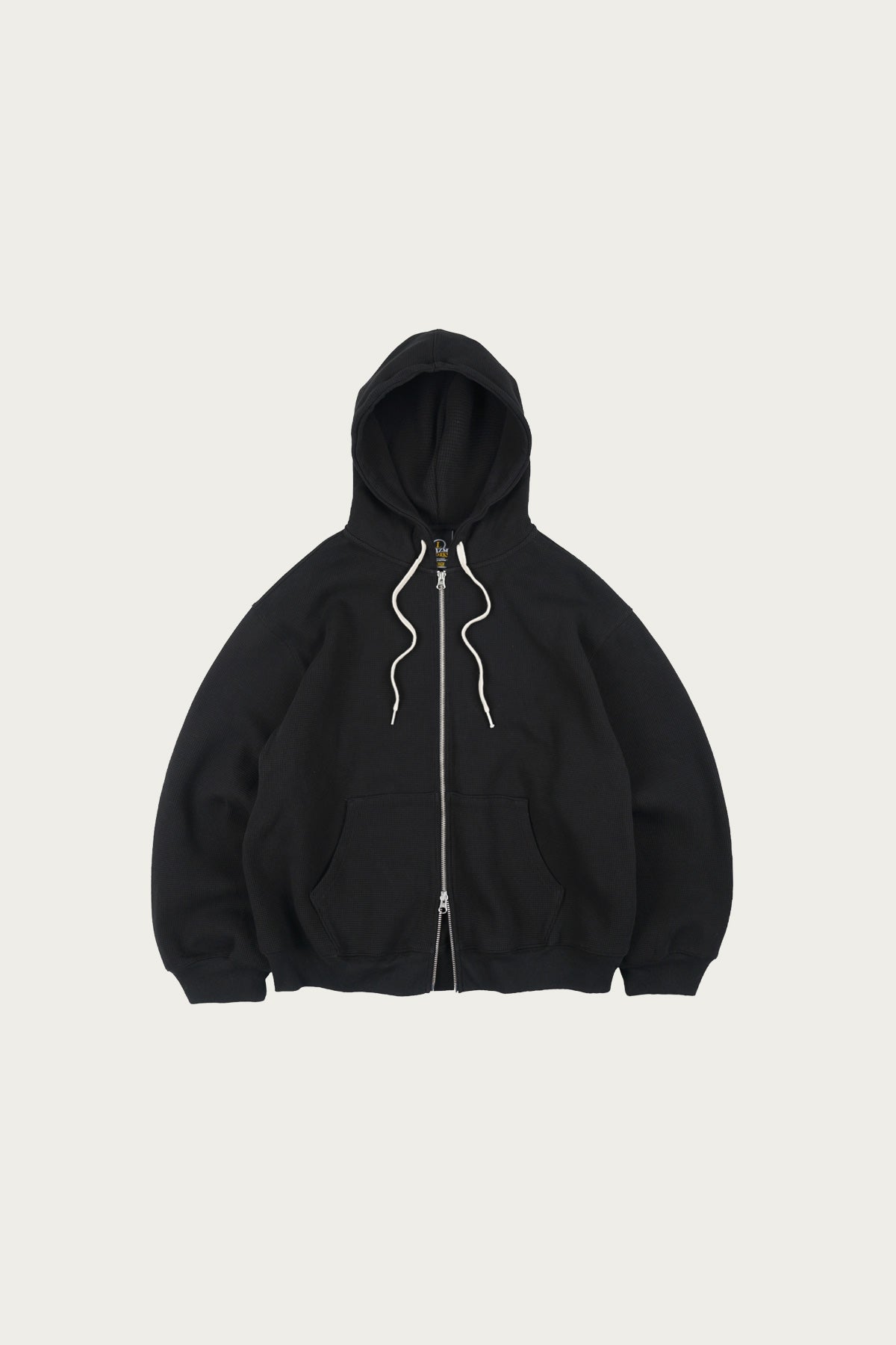 FrizmWORKS - Waffle Hood Zip Up Parka - Black - Canoe Club