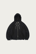 FrizmWORKS - Waffle Hood Zip Up Parka - Black - Canoe Club