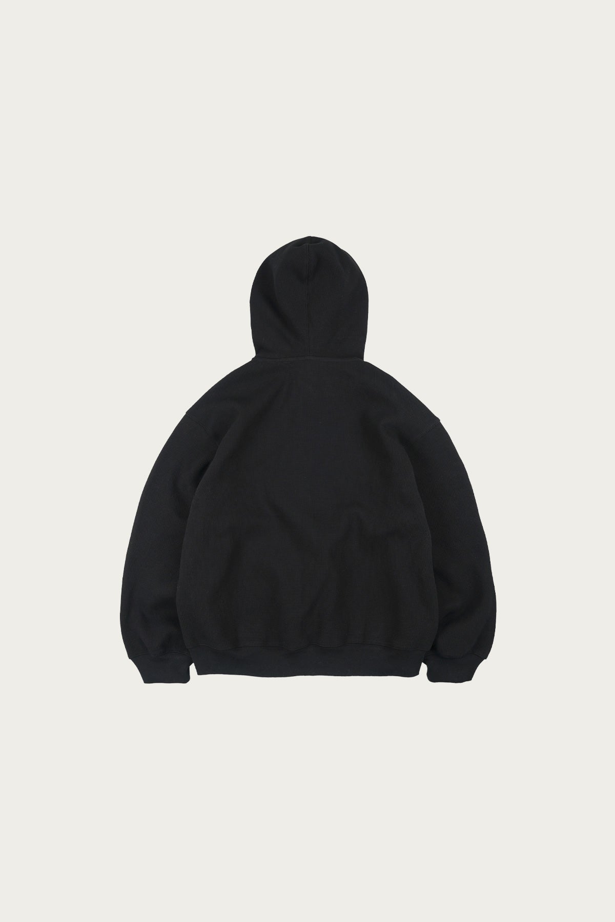 FrizmWORKS - Waffle Hood Zip Up Parka - Black - Canoe Club