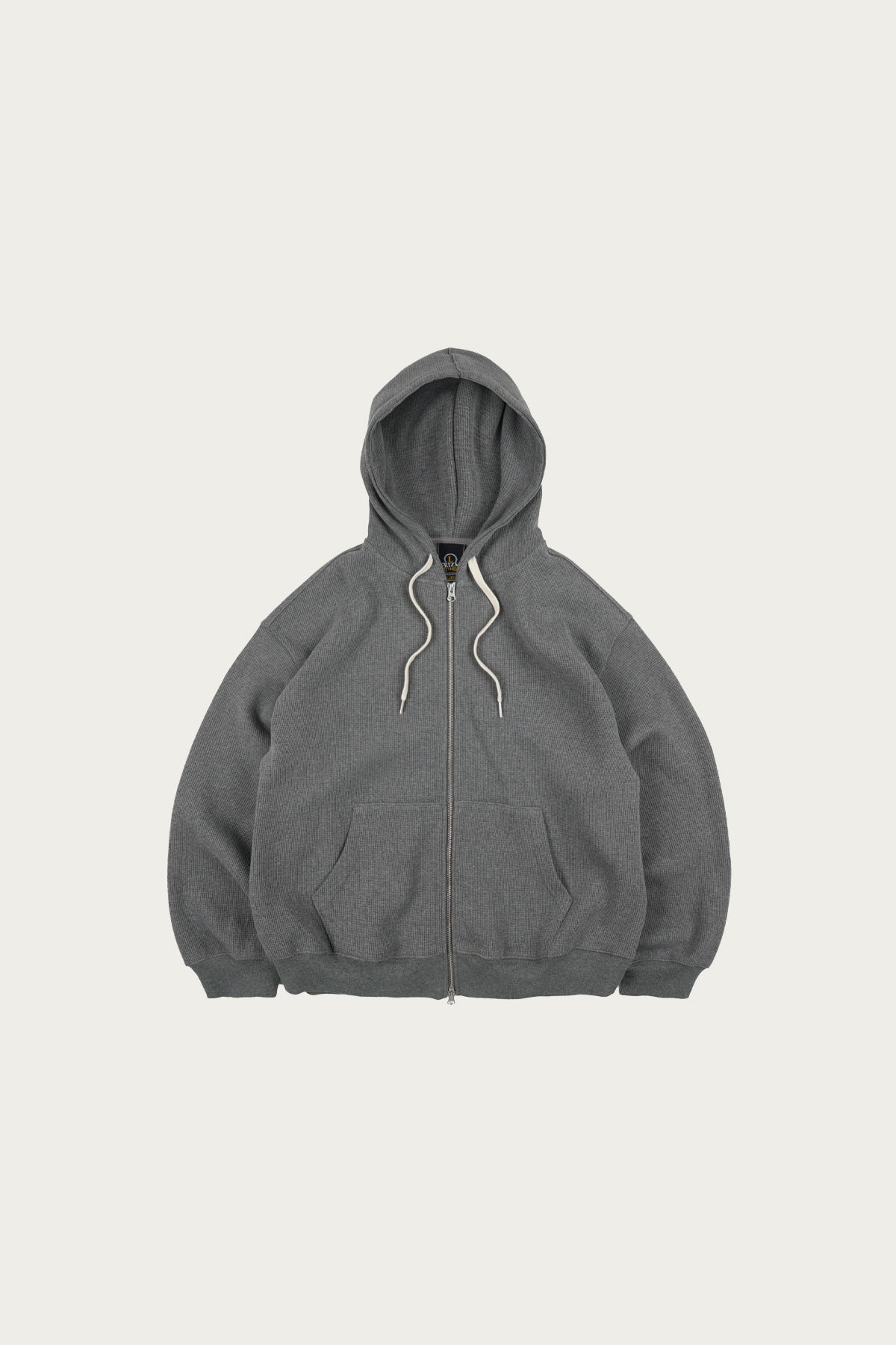 Frizmworks Waffle Hood Zip Up Parka | Grey | Canoe Club