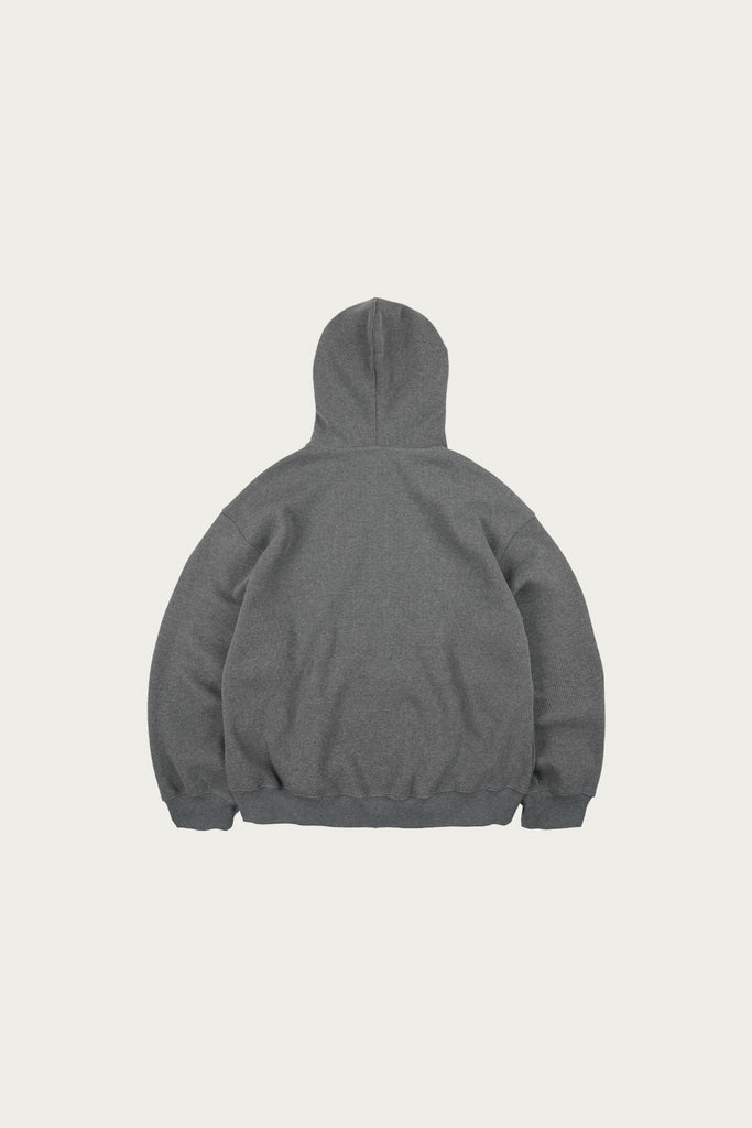 Frizmworks Waffle Hood Zip Up Parka | Grey | Canoe Club