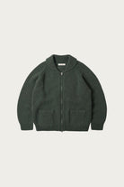 FrizmWORKS - Heavy Cowichan Zipup Cardigan - Forest Green - Canoe Club