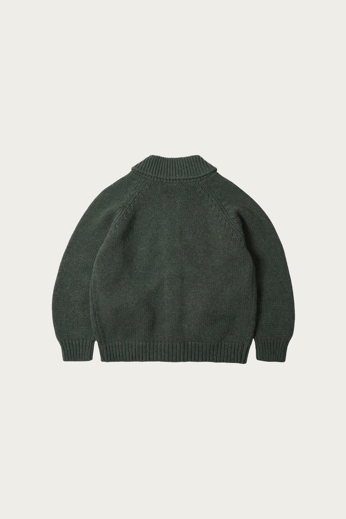 FrizmWORKS - Heavy Cowichan Zipup Cardigan - Forest Green - Canoe Club