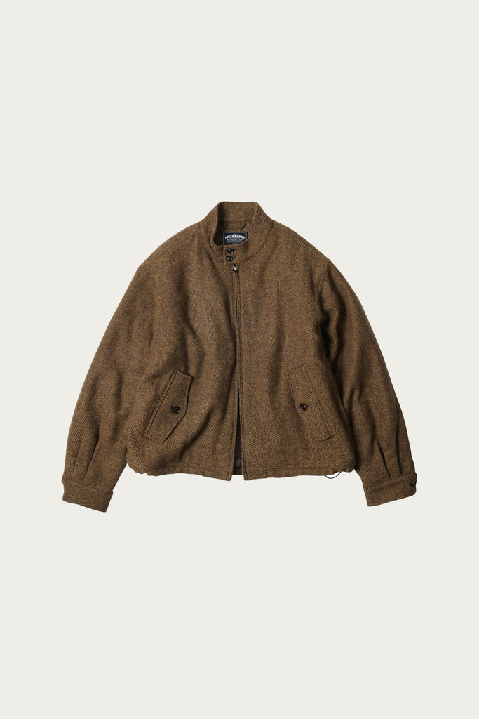 FrizmWORKS - Wool Harrington Jacket - Brown - Canoe Club