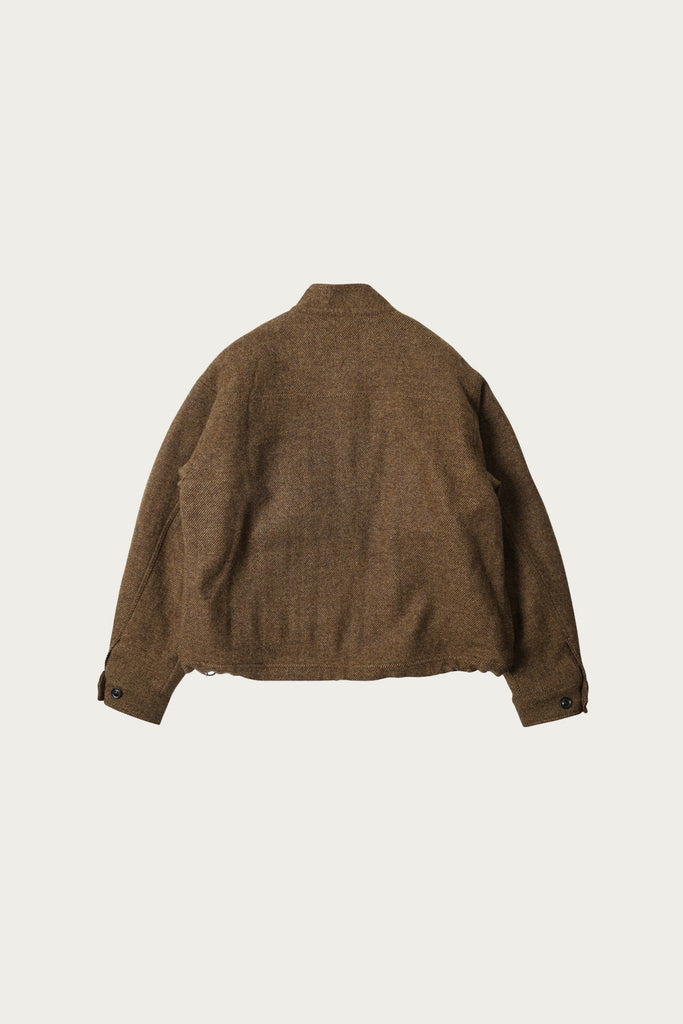 FrizmWORKS - Wool Harrington Jacket - Brown - Canoe Club