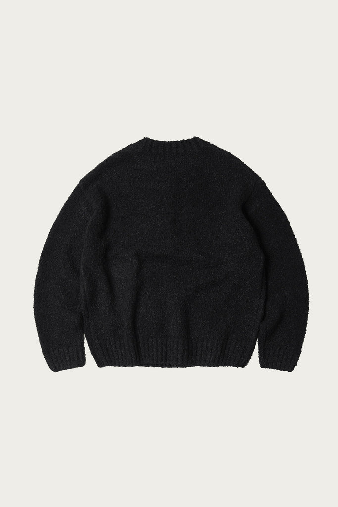 FrizmWORKS - Alpaca Boucle Knit - Black - Canoe Club