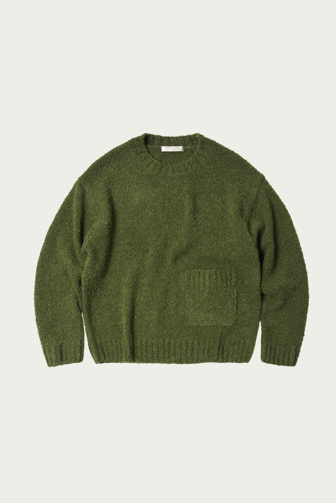 FrizmWORKS - Alpaca Boucle Knit - Olive - Canoe Club