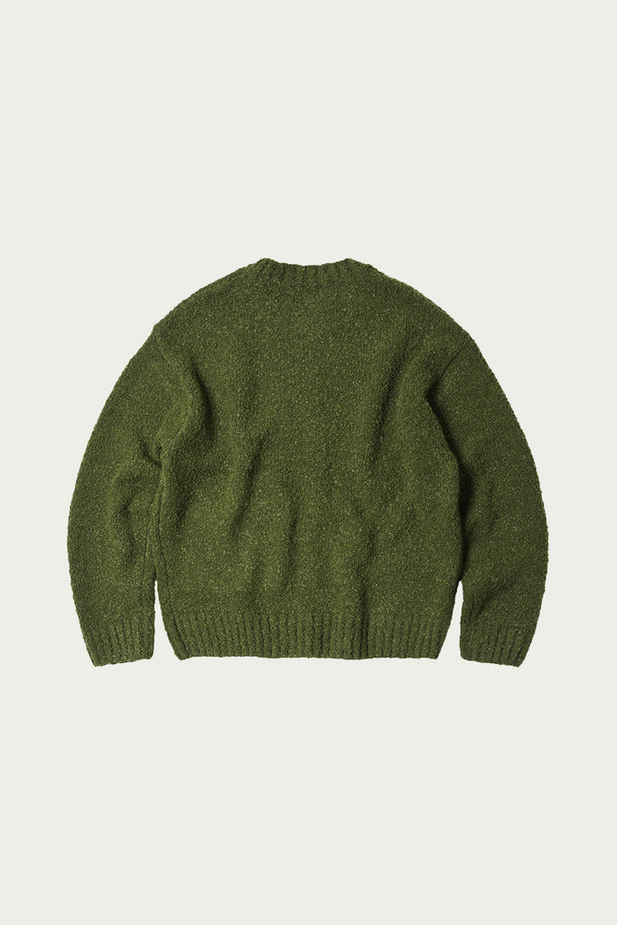 FrizmWORKS - Alpaca Boucle Knit - Olive - Canoe Club