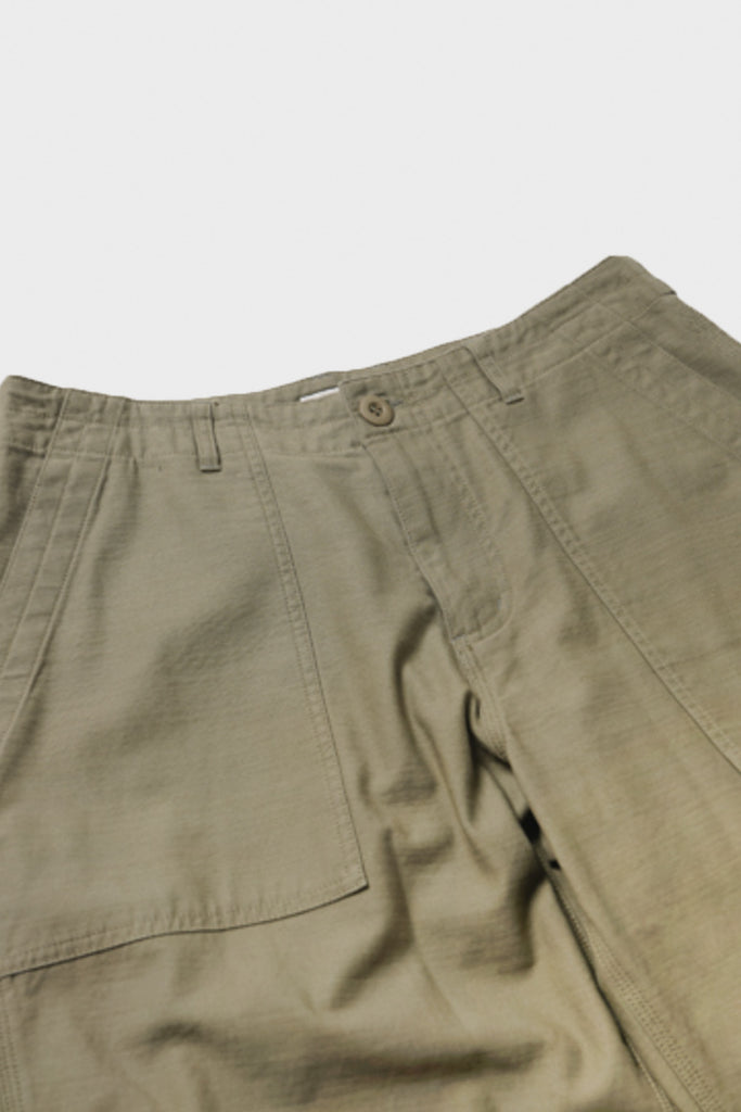 FrizmWORKS - Back Satin Fatigue Pants - Khaki Beige - Canoe Club