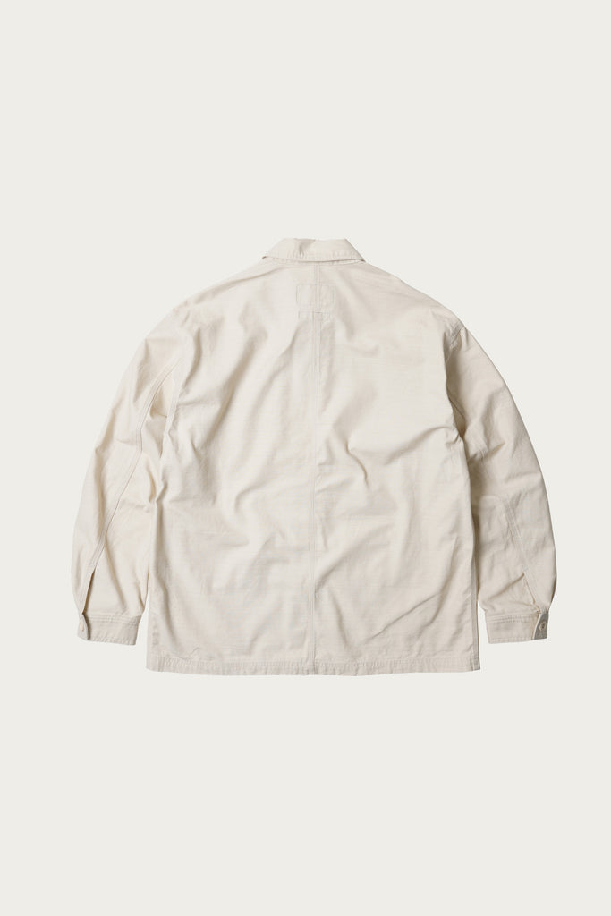 FrizmWORKS - Backsatin French Work Jacket - Cream - Canoe Club