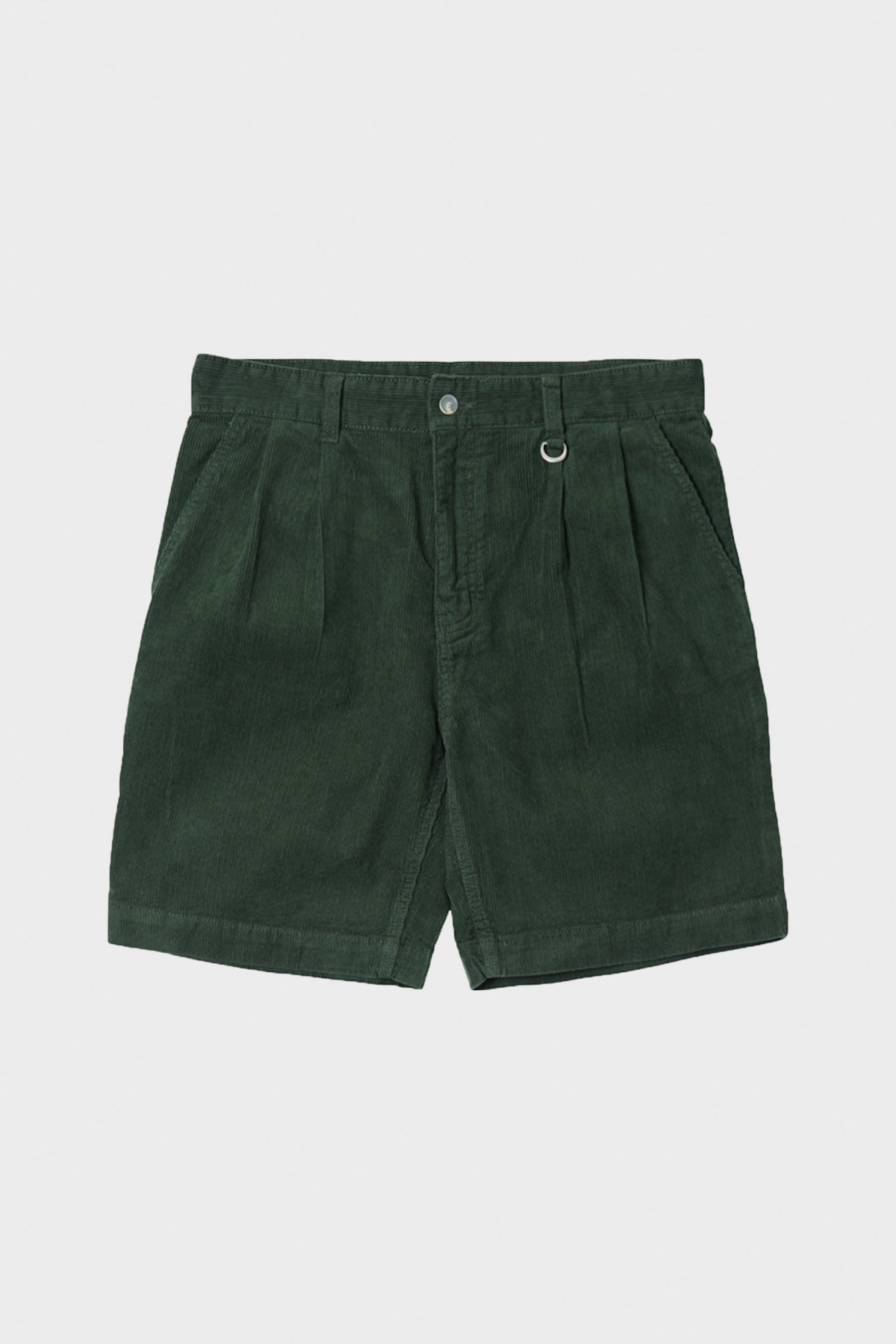 Corduroy Loop Shorts - Hunter Green