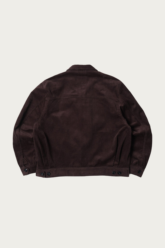 FrizmWORKS - Corduroy Trucker Jacket - Brown - Canoe Club