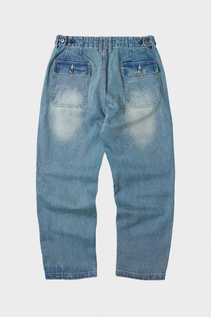 FrizmWORKS - Denim Double Knee Work Pants - Light Blue - Canoe Club