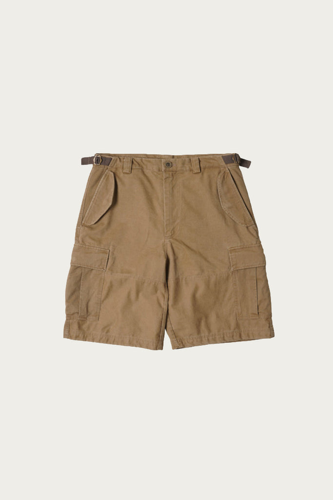 FrizmWORKS - Faded Cotton Cargo Shorts - Tan - Canoe Club