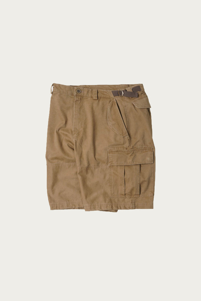 FrizmWORKS - Faded Cotton Cargo Shorts - Tan - Canoe Club