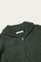 FrizmWORKS - Heavy Cowichan Zipup Cardigan - Forest Green - Canoe Club