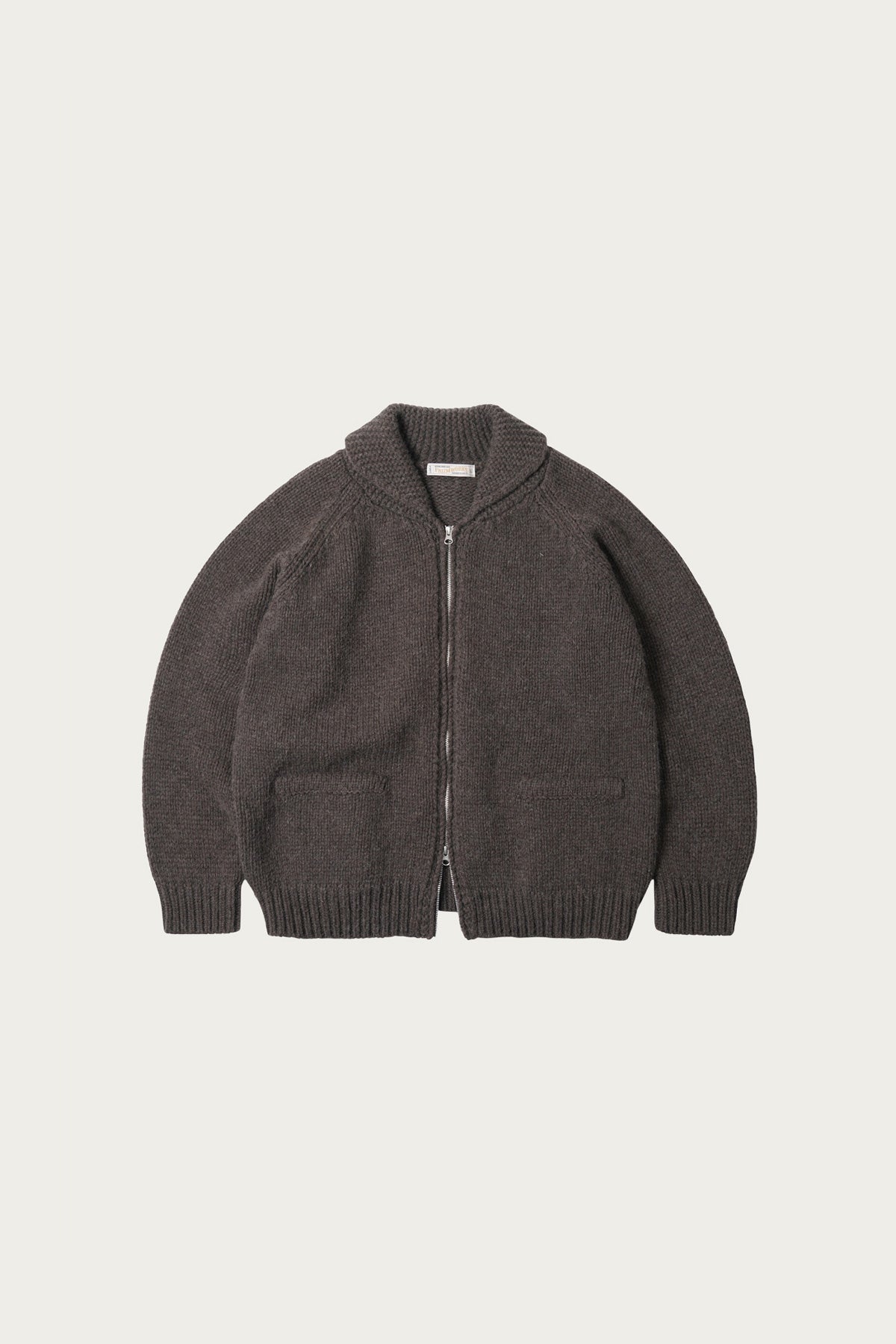 FrizmWORKS - Heavy Cowichan Zipup Cardigan - Sephia - Canoe Club