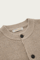 FrizmWORKS - Heavy Wool Round Cardigan - Oatmeal - Canoe Club
