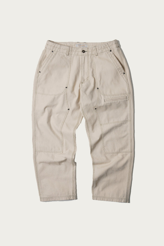 FrizmWORKS - Jungle Cloth Double Knee Pants - Cream - Canoe Club