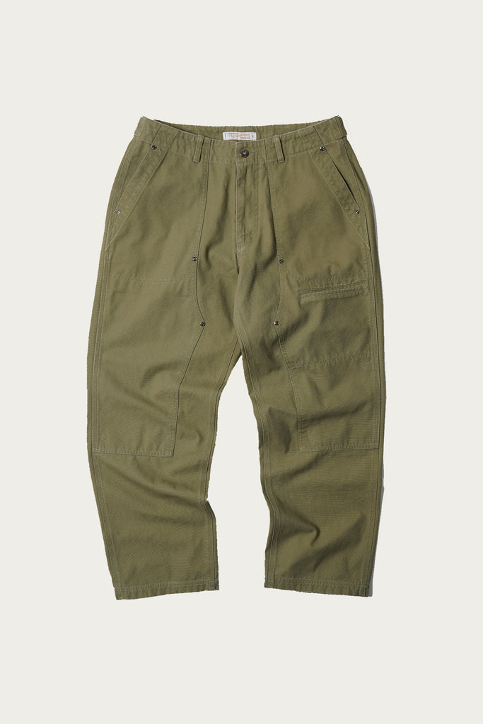 FrizmWORKS - Jungle Cloth Double Knee Pants - Khaki Beige - Canoe Club