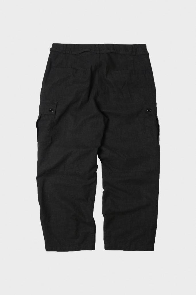 FrizmWORKS - Linen Parachute Cargo Pants - Black - Canoe Club