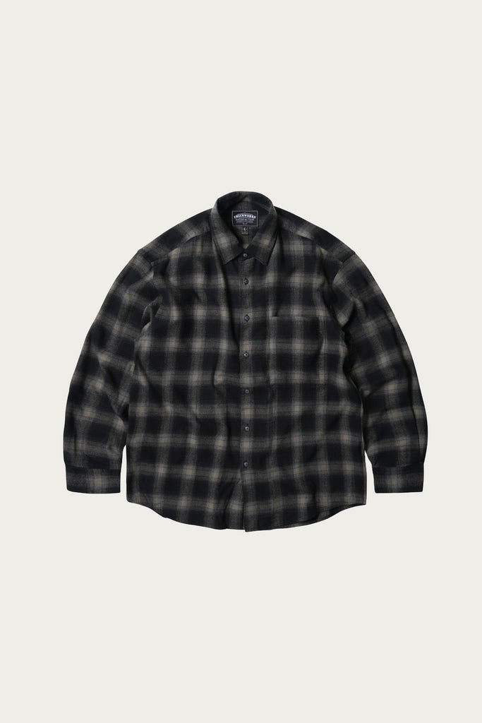 FrizmWORKS - Ombre Flannel Relaxed Shirt - Black - Canoe Club