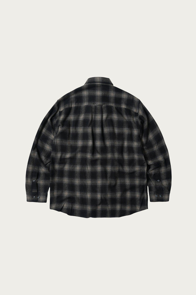 FrizmWORKS - Ombre Flannel Relaxed Shirt - Black - Canoe Club