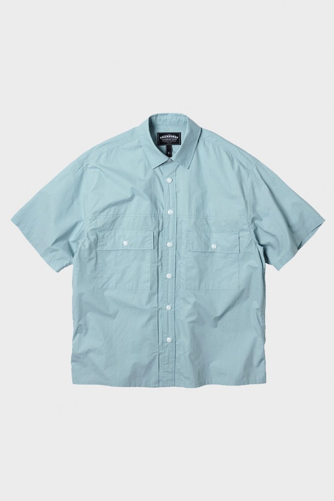 FrizmWORKS - Paper Cotton Trucker Half Shirt - Ash Blue - Canoe Club