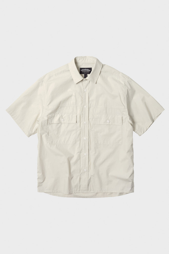 FrizmWORKS - Paper Cotton Trucker Half Shirt - Ivory - Canoe Club
