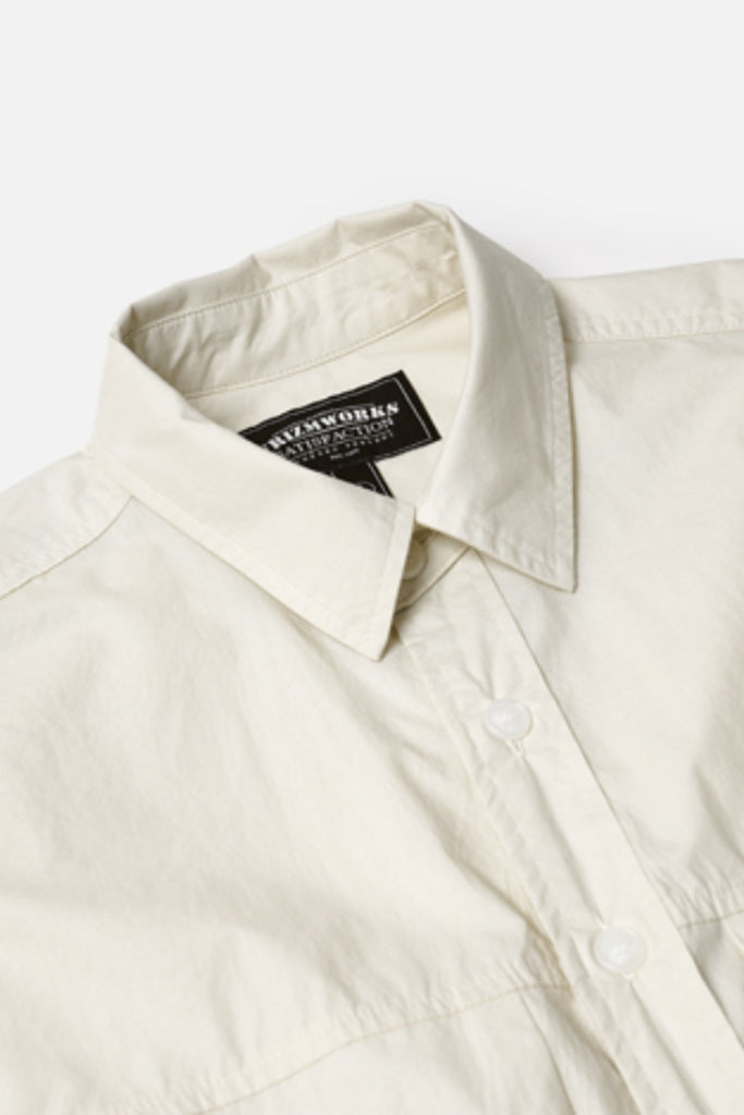 FrizmWORKS - Paper Cotton Trucker Half Shirt - Ivory - Canoe Club