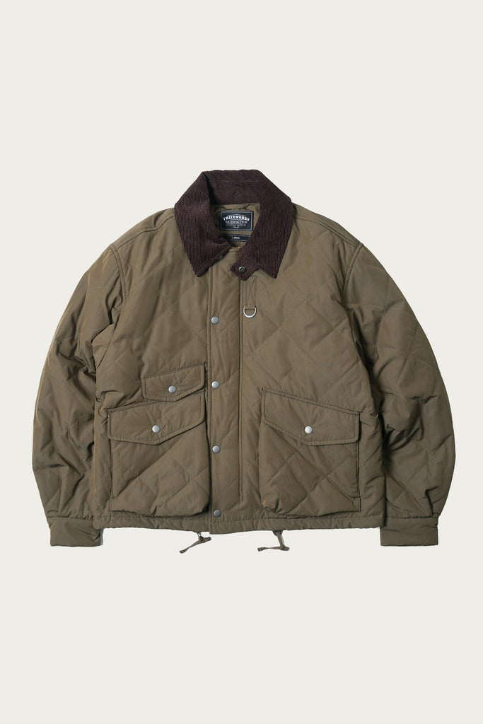 FrizmWORKS - Quilted Heritage Hunting Jacket - Olive - Canoe Club