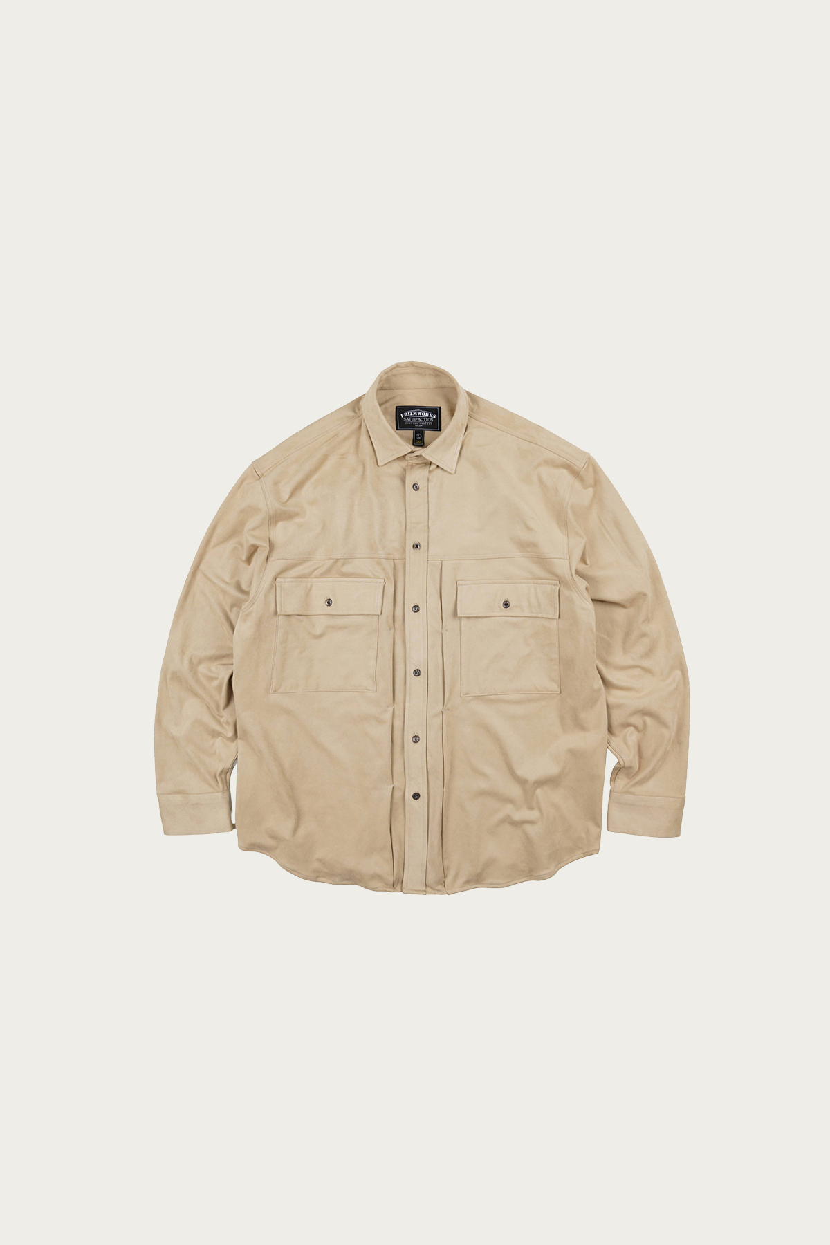 FrizmWORKS - Suede Trucker Relaxed Shirt - Sand - Canoe Club
