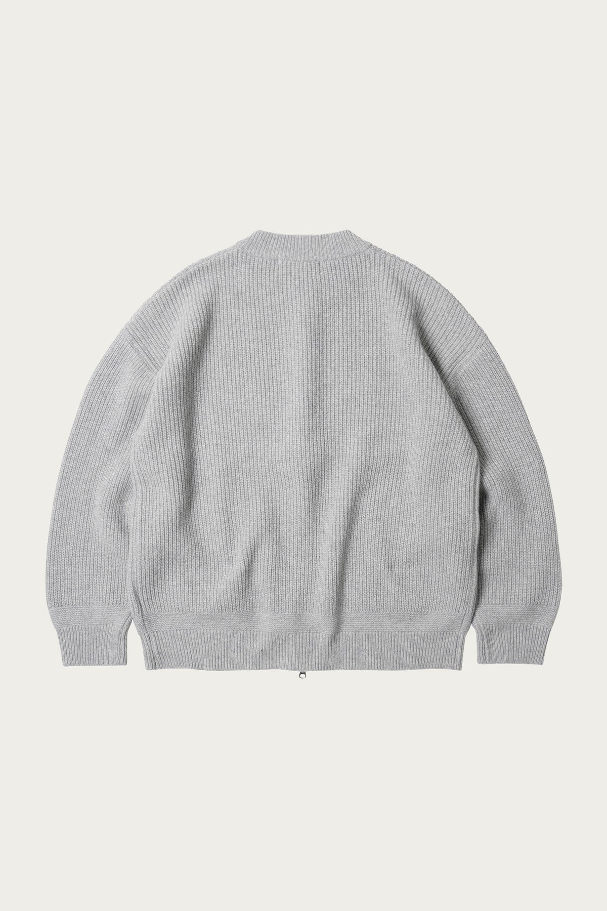 FrizmWORKS Wool Deck Zipup Cardigan | Light Gray | Canoe Club