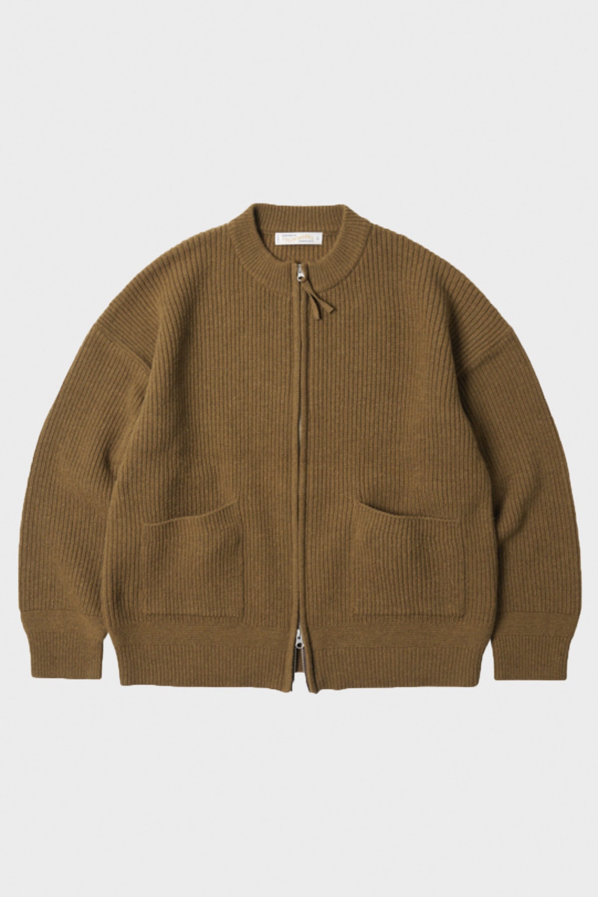 FrizmWORKS Wool Deck Zipup Cardigan | Cinnamon | Canoe Club