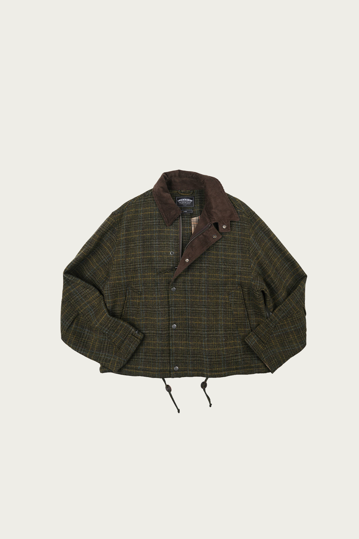 FrizmWORKS - Wool Heritage Hunting Jacket - Seaweed - Canoe Club