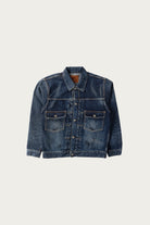 Fullcount - 2050-2102 - "Fear of The Dark" Type 2 Denim Jacket - Indigo Blue - Canoe Club