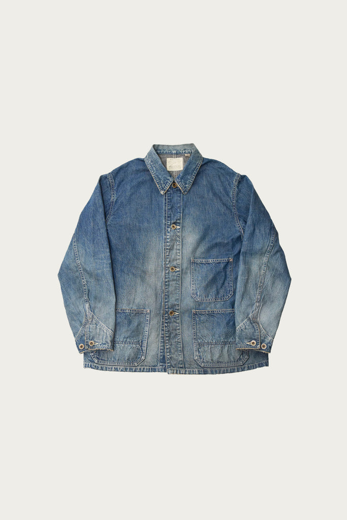 Fullcount - Denim Chore Jacket Hand Wash - Indigo Blue - Canoe Club