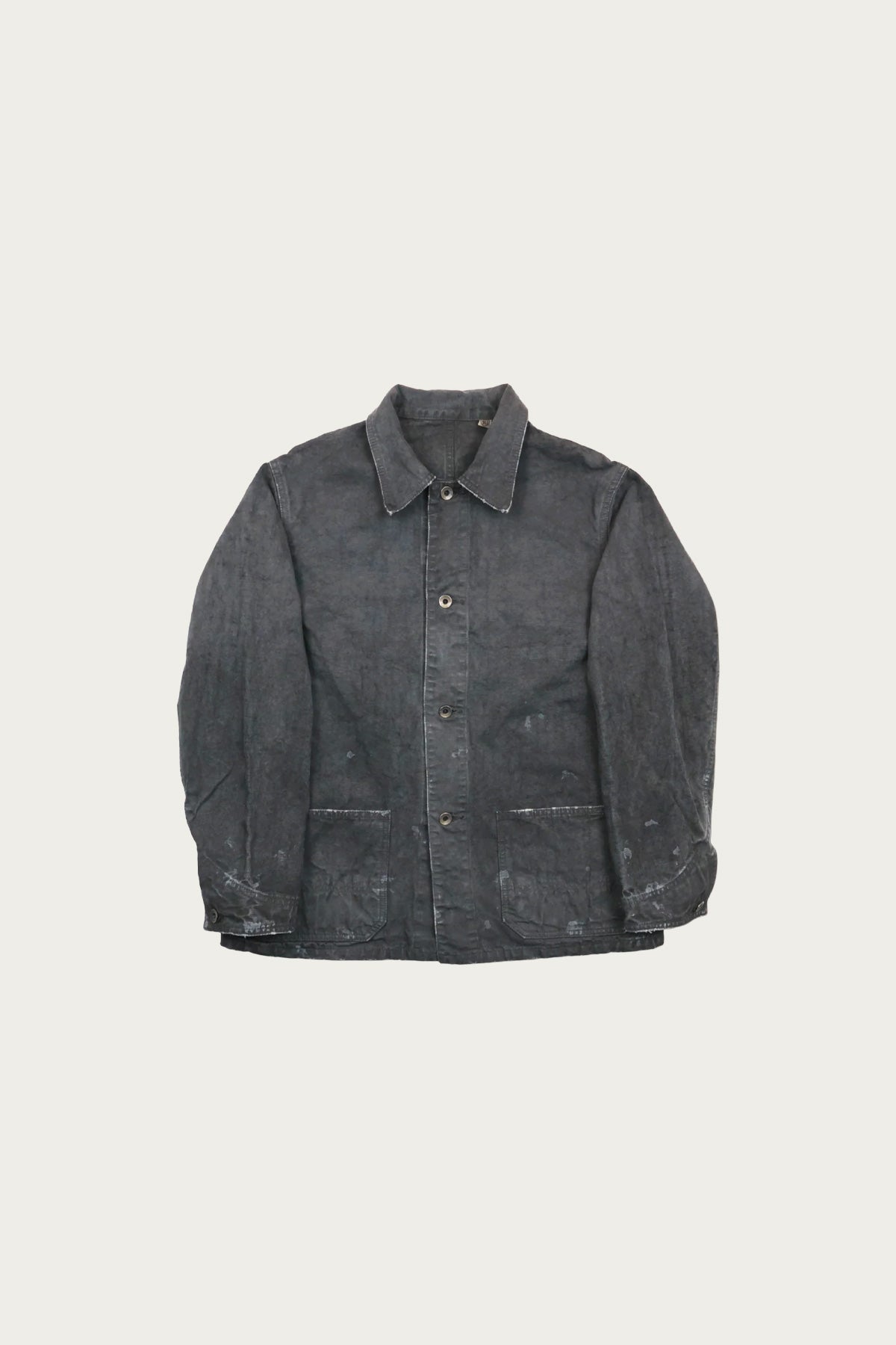 tent jacket Fullcount 2053VE Tent Cloth Chore Jacket Vintage Effect | Faded Black