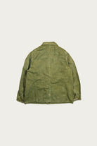 Fullcount - 2053VE Tent Cloth Chore Jacket Vintage Effect - Olive Drab - Canoe Club
