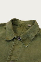 Fullcount - 2053VE Tent Cloth Chore Jacket Vintage Effect - Olive Drab - Canoe Club