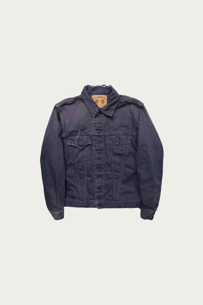 Fullcount - Type 3 Twill Jacket Damaged - Eggplant - Canoe Club