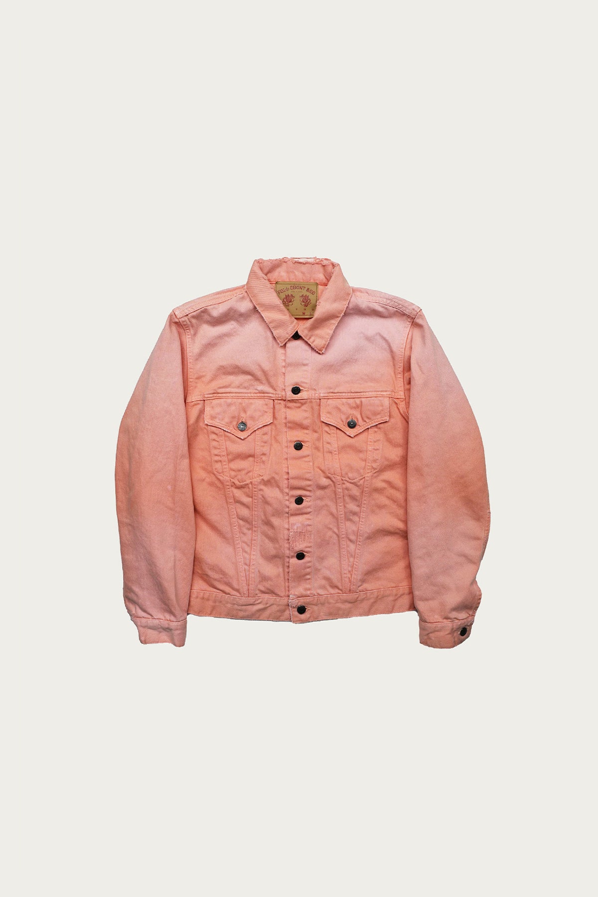 Fullcount - Type 3 Twill Jacket Damaged - Salmon Pink - Canoe Club