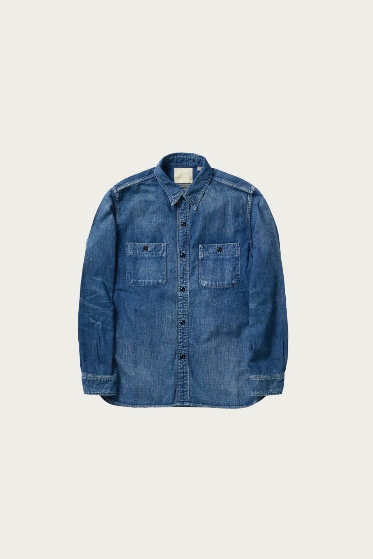 Fullcount - Denim Work Shirt - Indigo Blue - Canoe Club