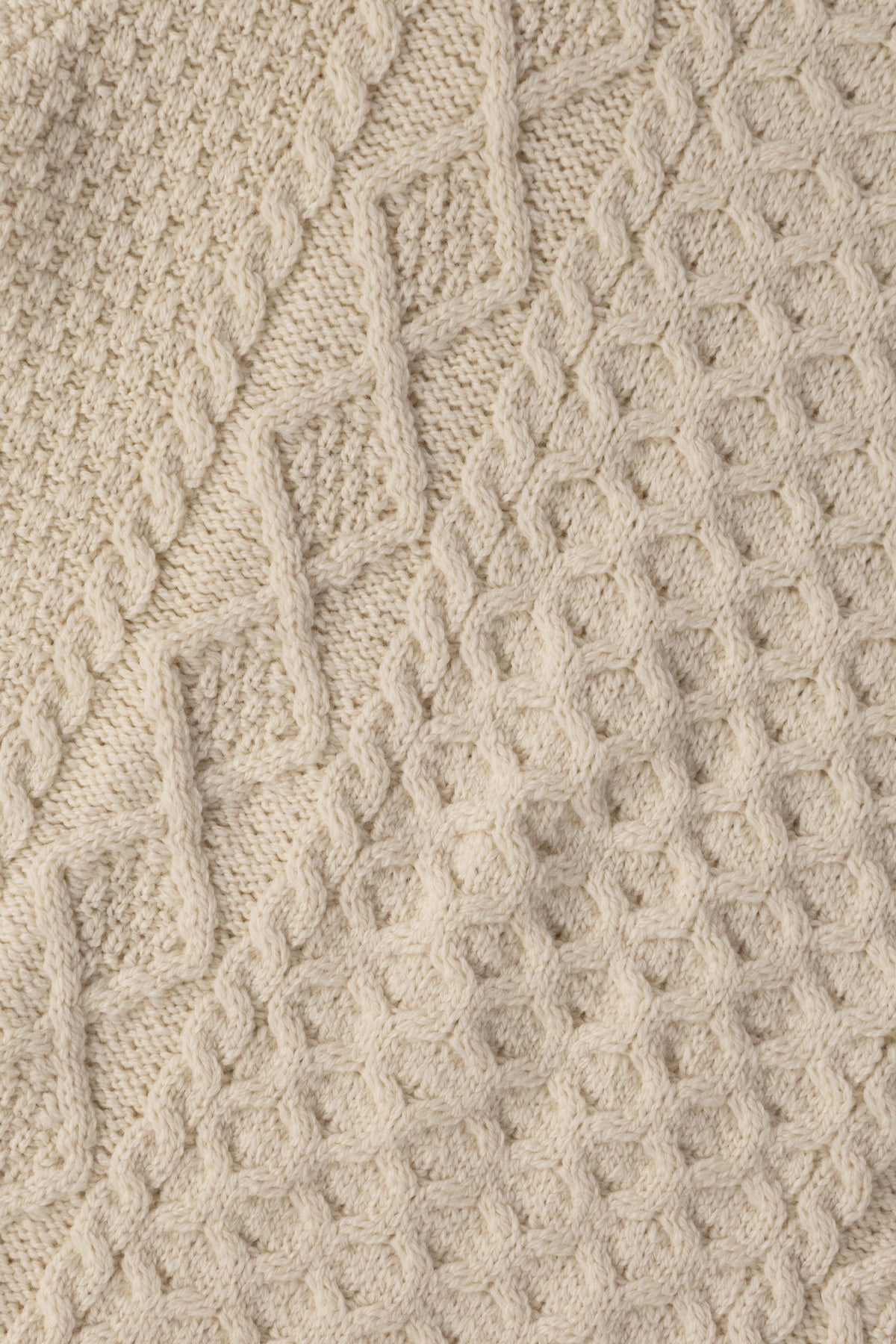 Gloverall - Aran Jumper - Ecru - Canoe Club
