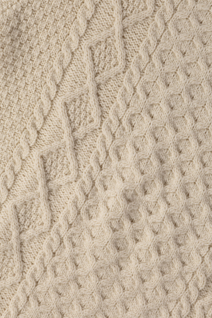 Gloverall - Aran Jumper - Ecru - Canoe Club