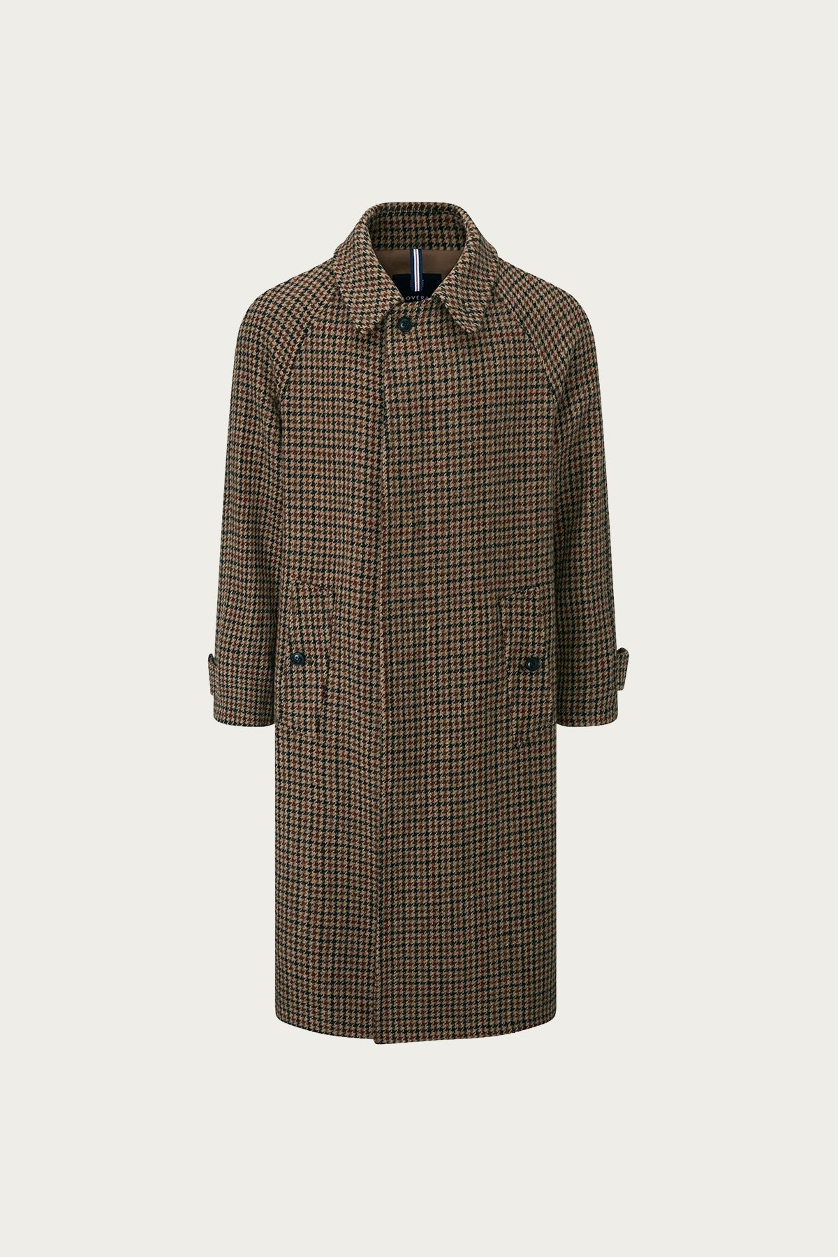 Gloverall - Harris Tweed Mac - Brown - Canoe Club