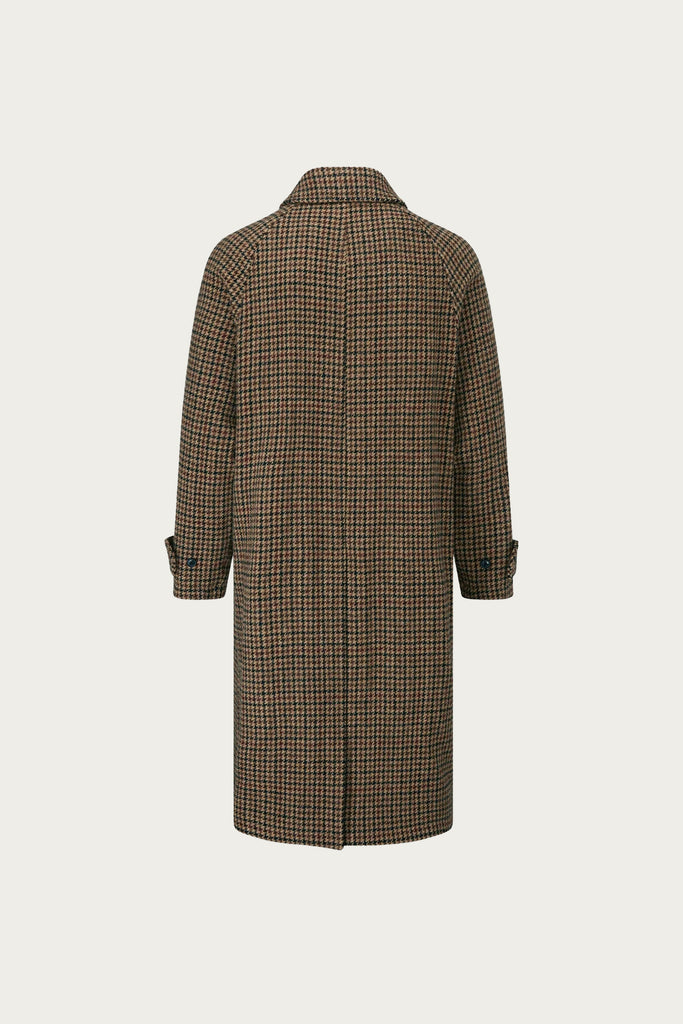 Gloverall - Harris Tweed Mac - Brown - Canoe Club