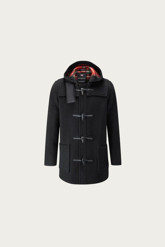 Gloverall - Mid-Length Morris Duffle Coat - Black Stewart - Canoe Club